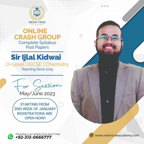 Sir Ijlal Khidwai | Chemistry Teacher 